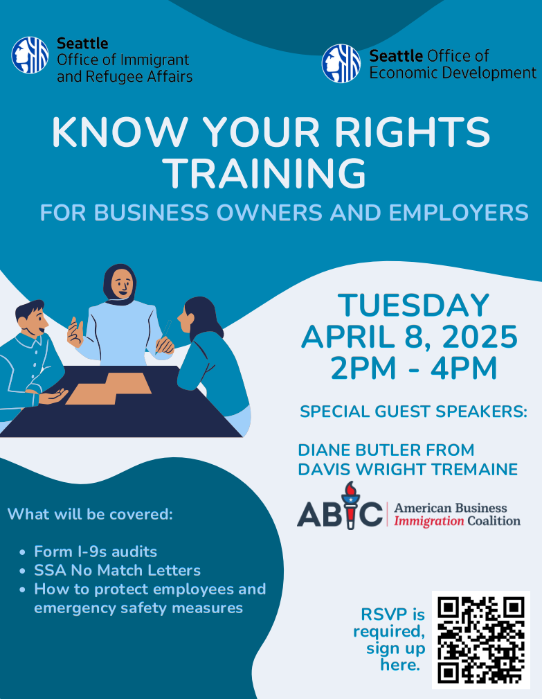 Know Your Rights training for business owners and employers